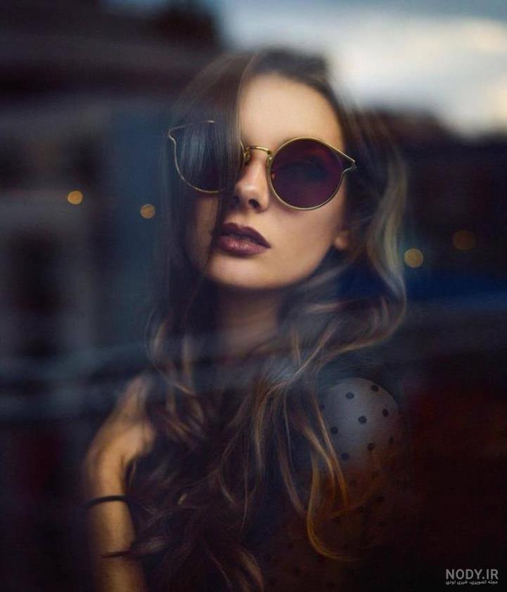  عکس پروفایل دخترانه جدید با عینک