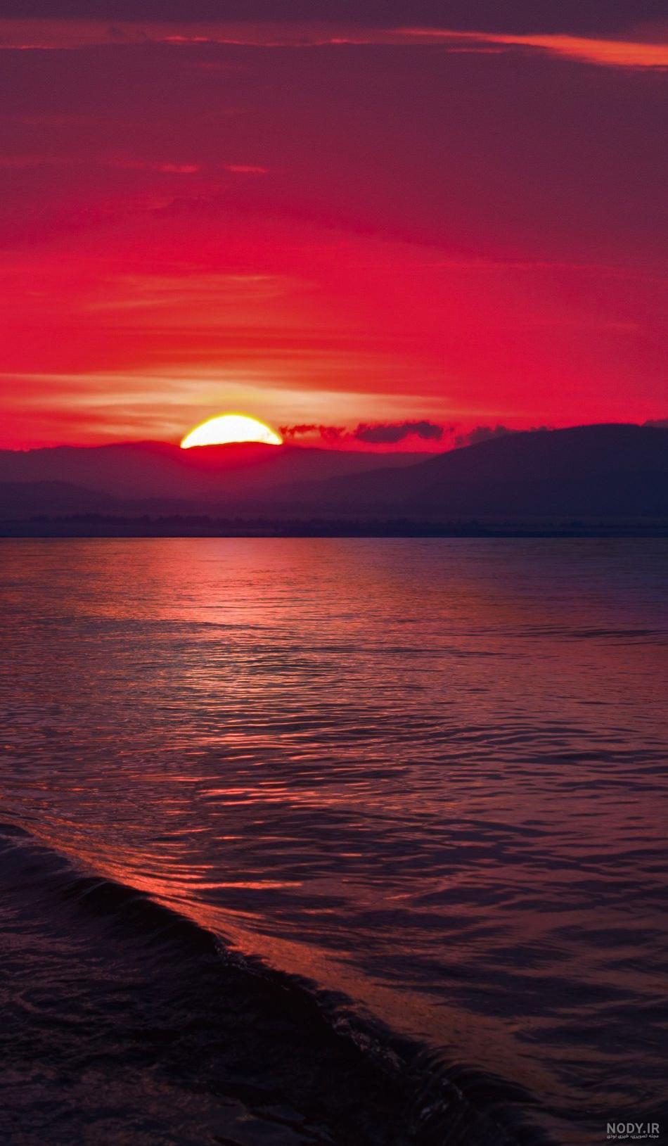  عکس غروب دریا برای تصویر زمینه لپ تاپ