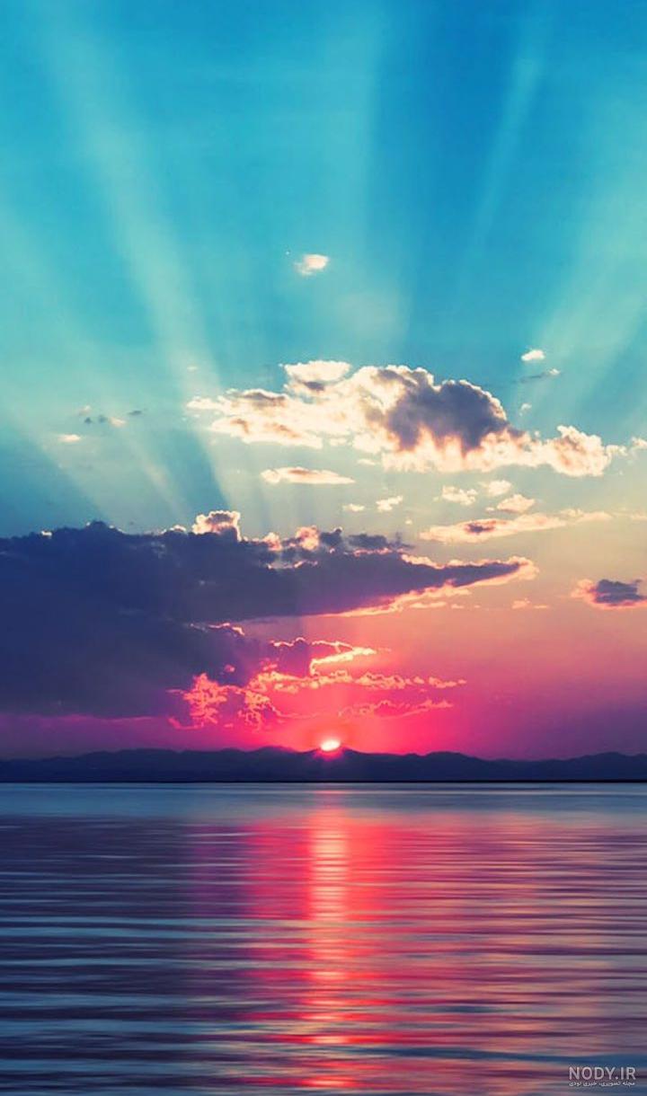  عکس غروب دریا برای تصویر زمینه لپ تاپ