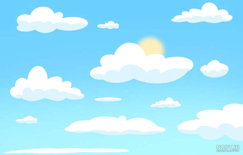 عکس آبی آسمانی برای پس زمینه