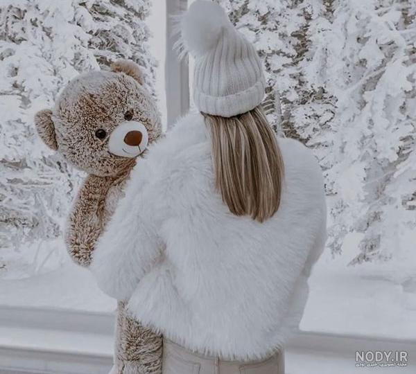 عکس دختر زمستانی برای پروفایل