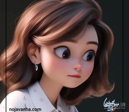 عکس دخترانه ی کارتونی زیبا