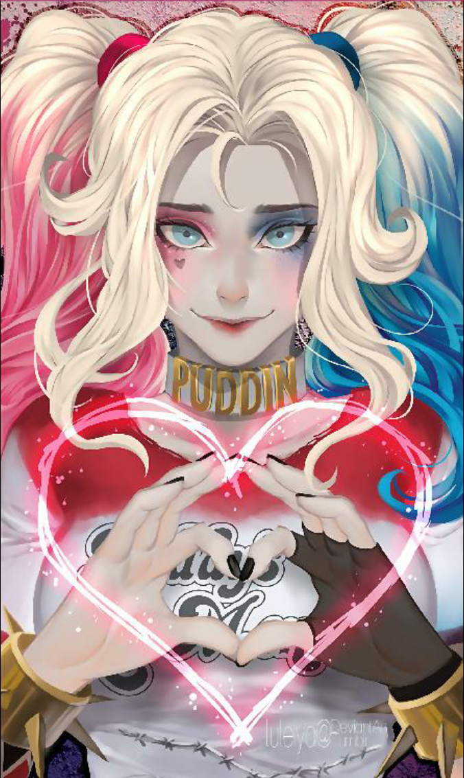 میکاپ به سبک هارلی کویین HARLEY QUINN میکاپ به سبک هارلی کویین HARLEY QUINN