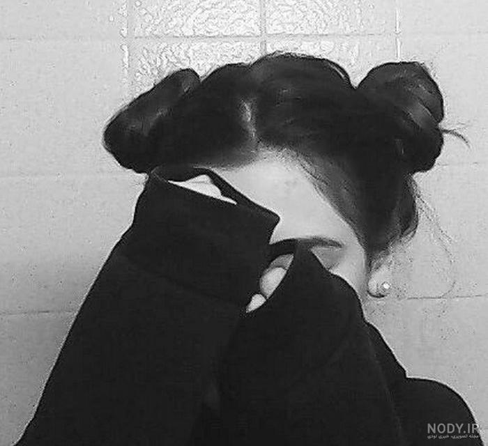  بک گراند سیاه سفید دخترانه