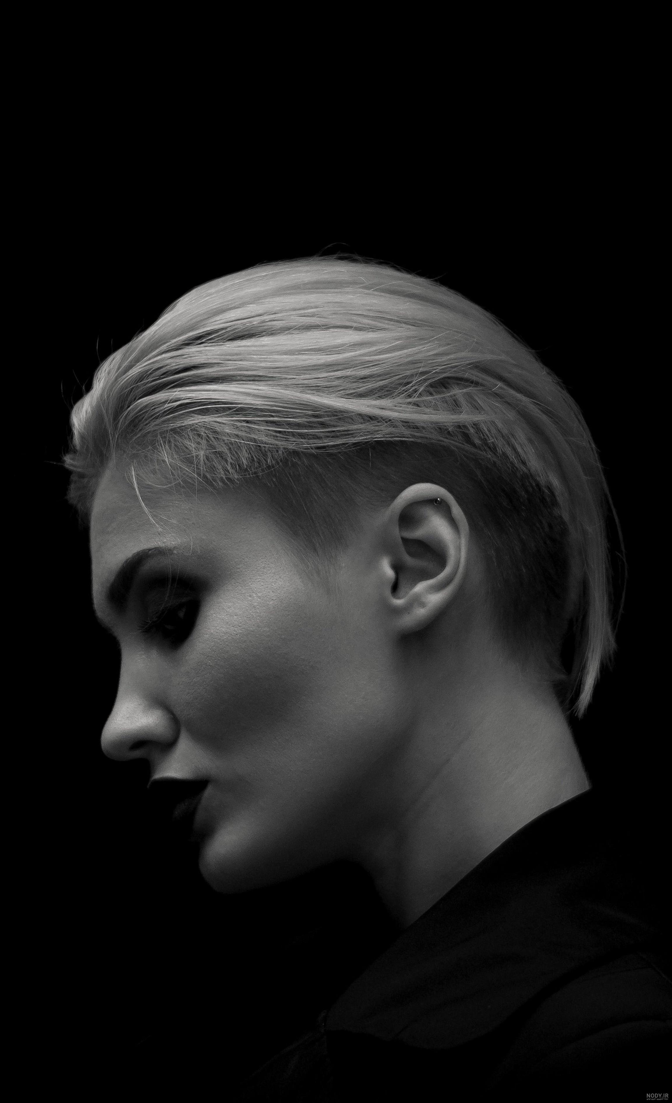  بک گراند سیاه سفید دخترانه