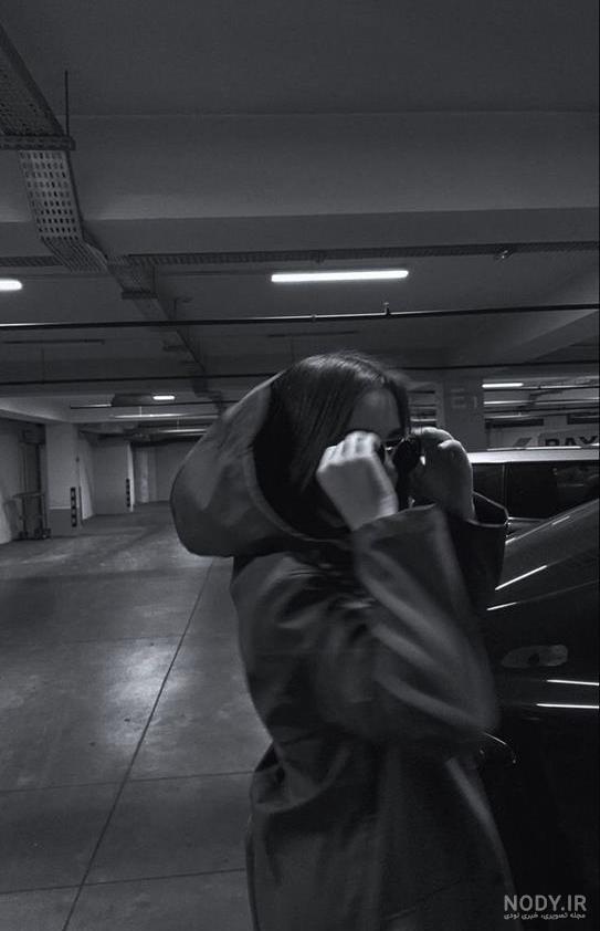  بک گراند سیاه سفید دخترانه