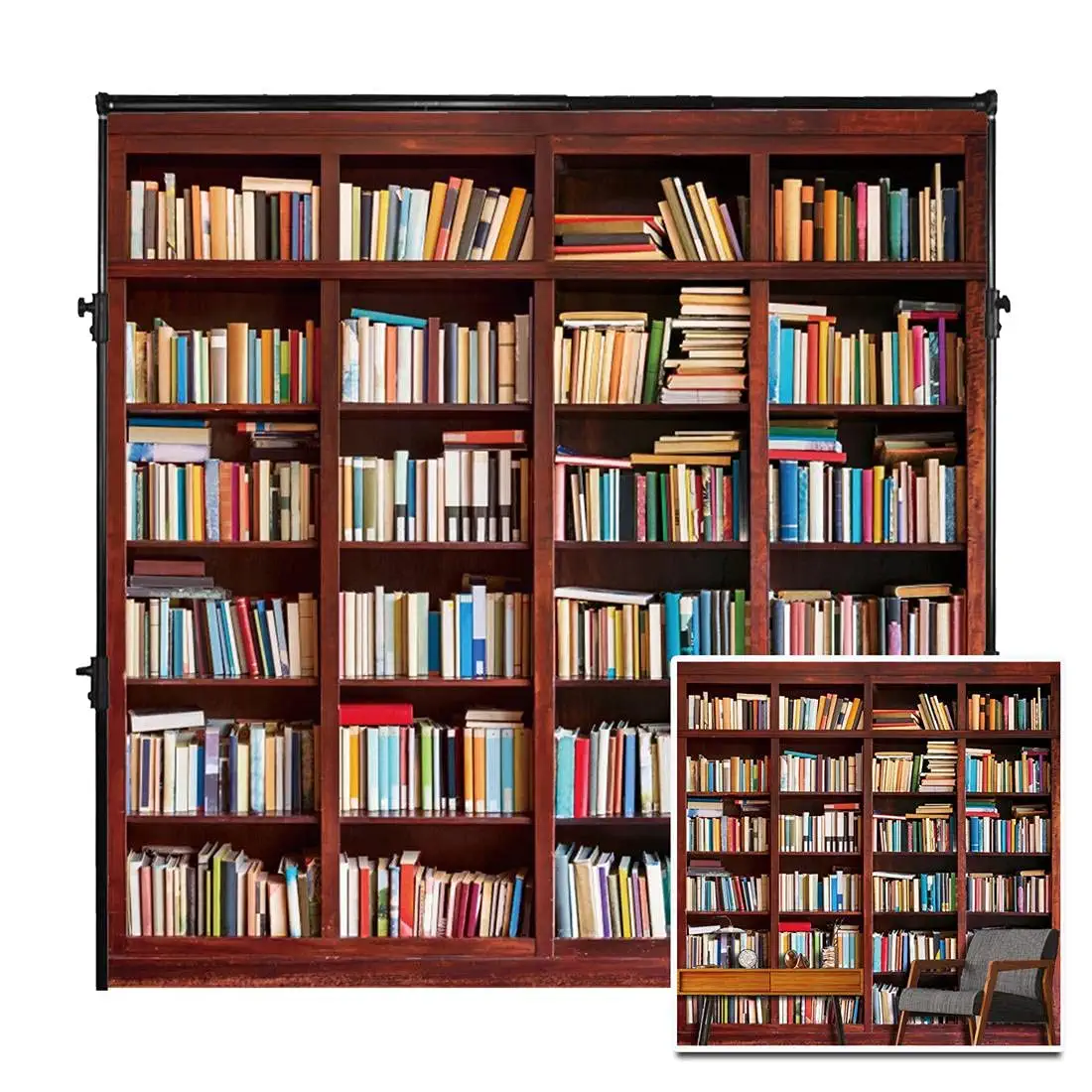 استوری پروفایل کتابخانه در ون صورتی | تاوعکس