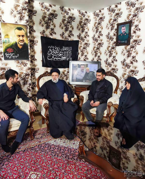 تصویری جالب از شهید رئیسی در گوشه خانه جمیله علم‌الهدی+ عکس