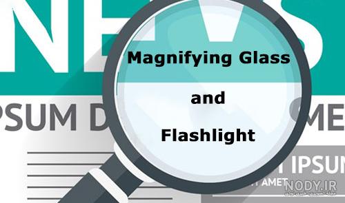 دانلود عکس PNG ذره بین PNG Vector Psd Cartoon Black Magnifying Glass – تایم  کد