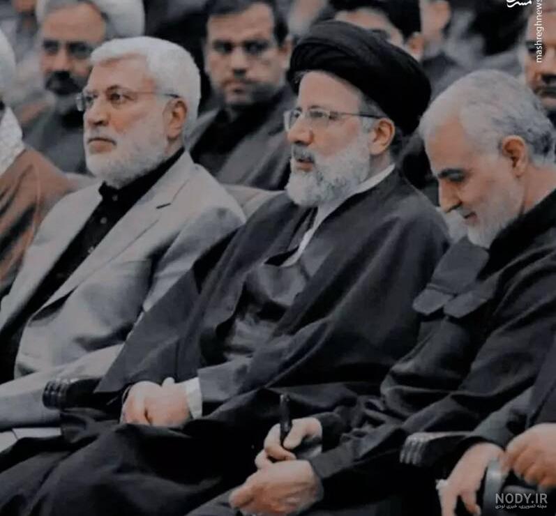 عکس رهبر با رئیسی و سردار سلیمانی