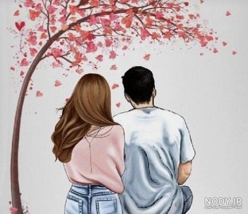 عکس زیبا و رمانتیک بغل کردن برای پروفایل