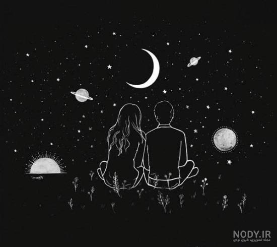 تصویر زمینه گوشی عاشقانه دونفره - عکس نودی