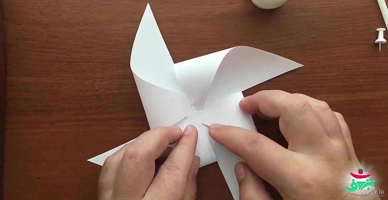 ساخت فرفره کاغذی ساخت فرفره کاغذی