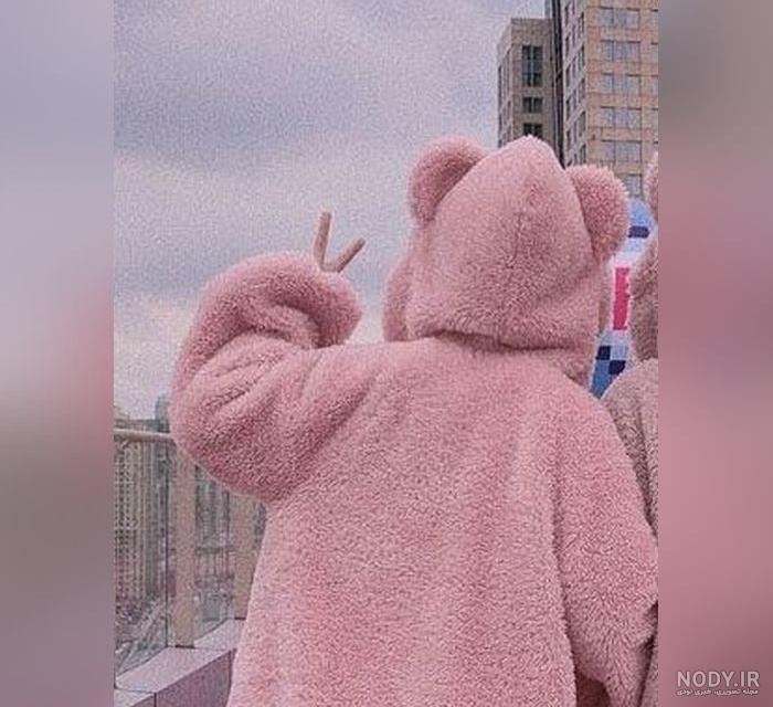 عکس پروفایل دخترونه صورتی فانتزی