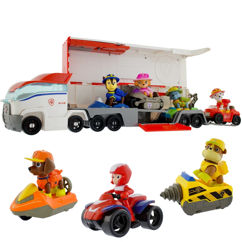 پک سگ های نگهبان - با 6 شخصیت اصلی سگ ها با ماشین عقب کش | اسباب بازی Toy Land پک سگ های نگهبان - با 6 شخصیت اصلی سگ ها با ماشین عقب کش | اسباب بازی Toy Land
