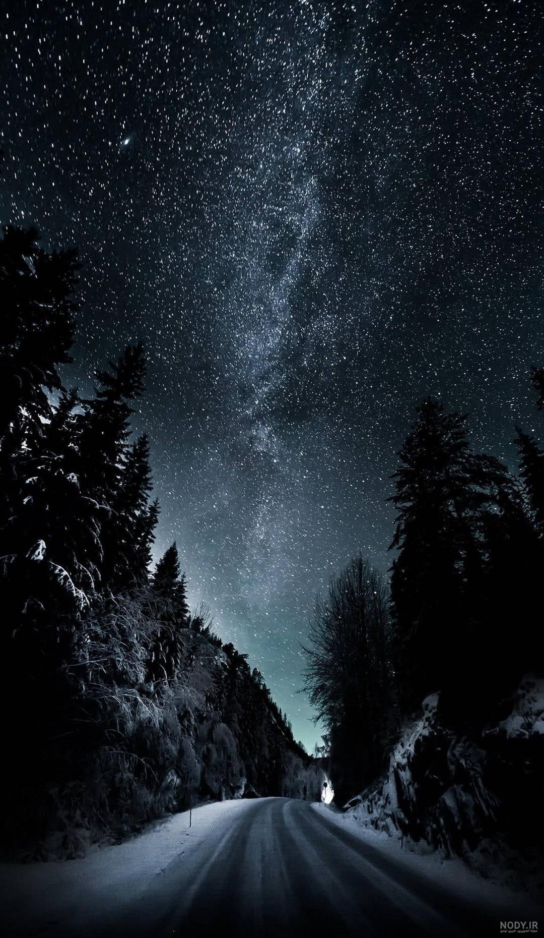  عکس جاده جنگلی با کیفیت بالا