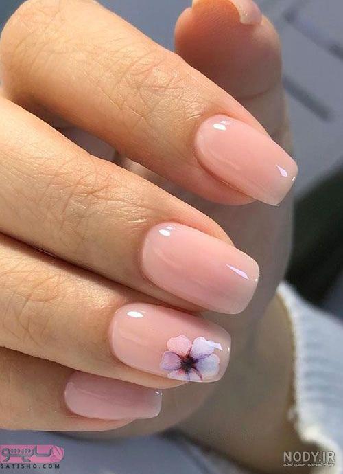 آموزش کاشت ناخن هلویی با پودر نچرال