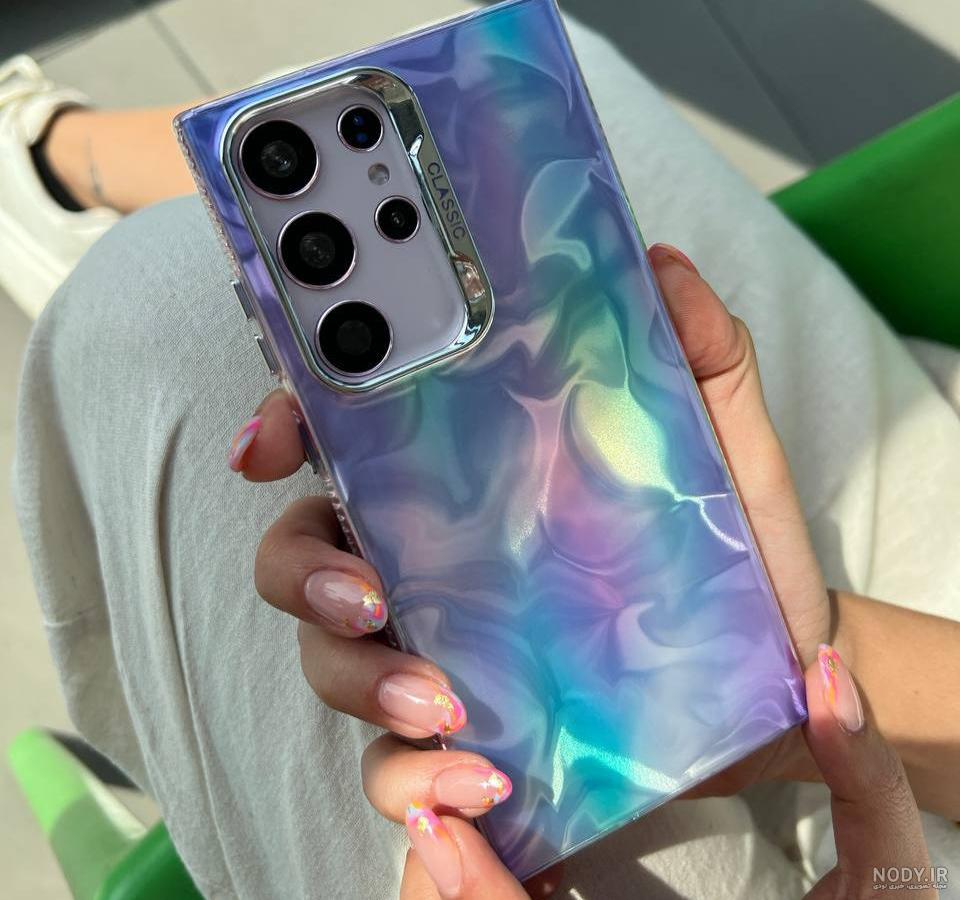 خرید و قیمت کاور گوشی سامسونگ Galaxy A71 مدل imd طرح رنگین کمانی پاستیلی به  همراه پاپ سوکت ست | ترب