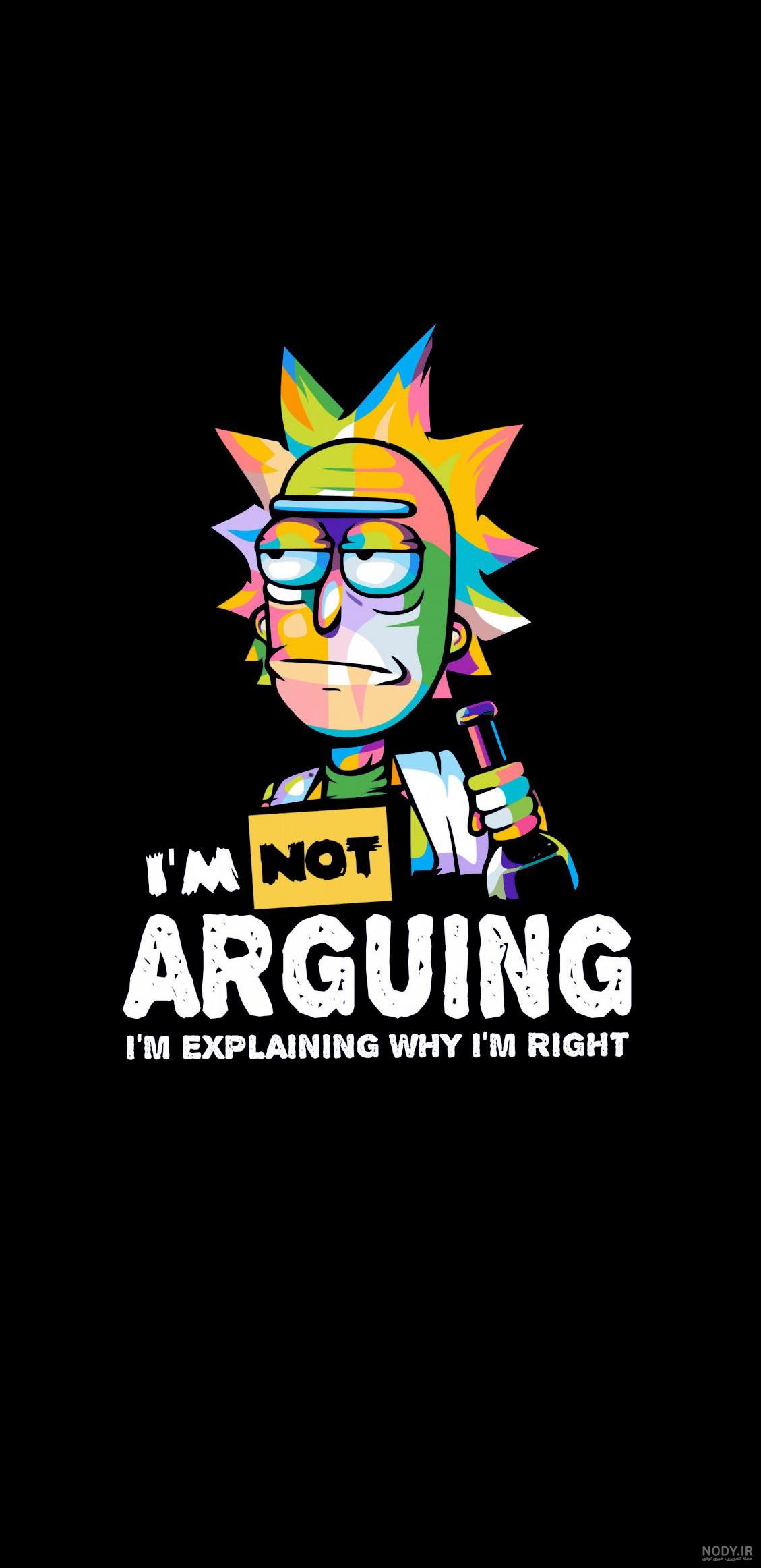 مجموعه تصویر زمینه انیمیشن جذاب و خنده دار ریک و مورتی rick and morty |  فریپیکر