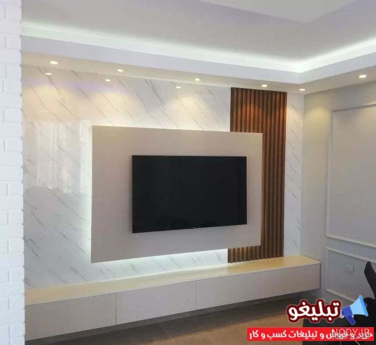 اجرای کناف پشت تلویزیون یا همان تی وی وال در ۲۰۲۲