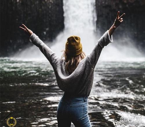 عکس دختر در طبیعت برای پروفایل