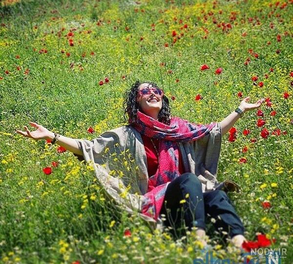 عکس زن تو طبیعت