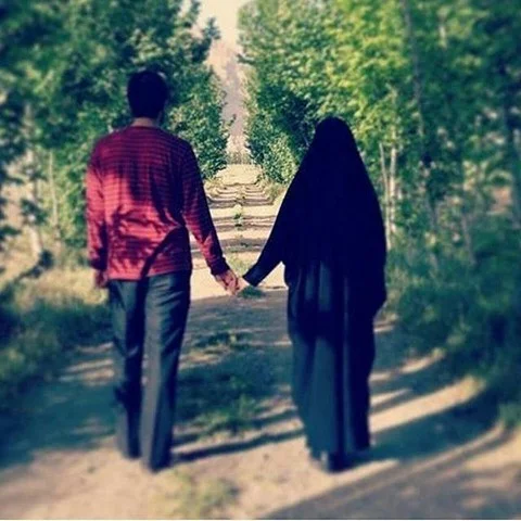 عکس زن و شوهر مذهبی عاشقانه