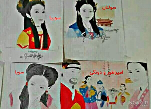 عکس های عاشقانه شاهزاده جین مو و سوریا در دختر امپراطور