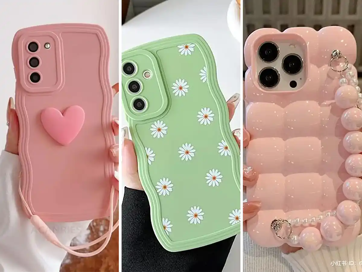 عکس قاب گوشی صورتی دخترانه