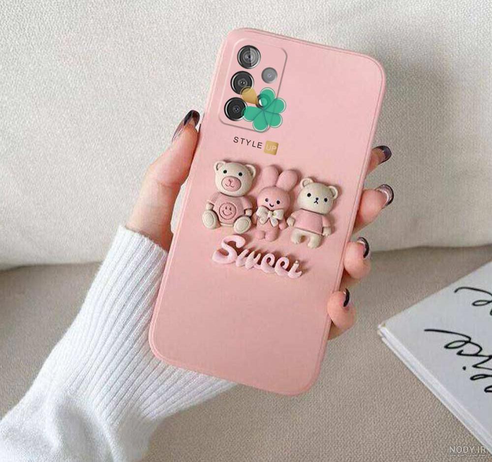قاب گوشی طرح دار صورتی سامسونگ E5 - آقای قاب