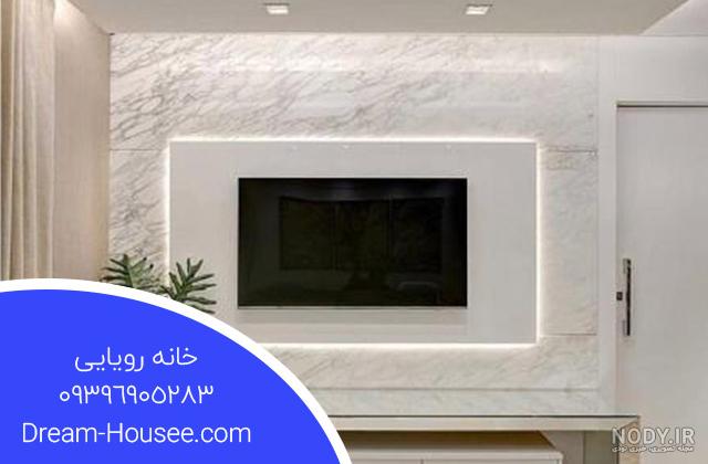 کناف دیوار پشت تلویزیون جدید | ۲۹ طرح خلاقانه - اجرای کناف در اصفهان