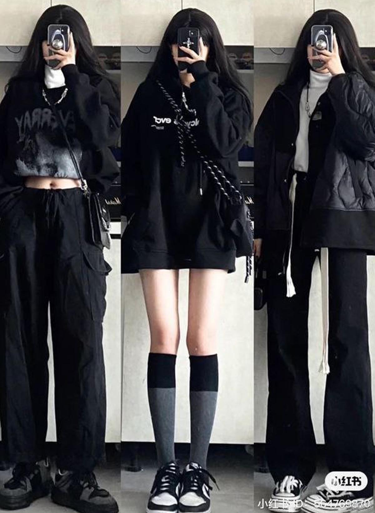 عکس دختر کره ای با گوشی