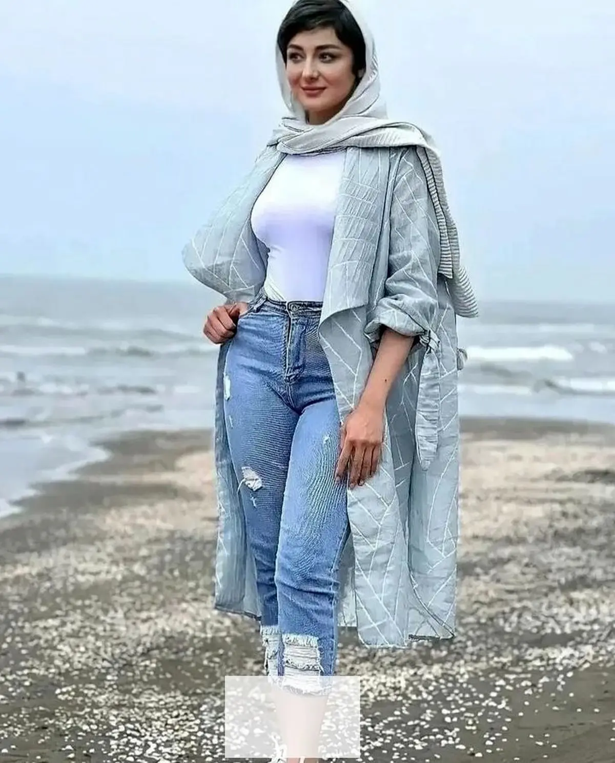 سلفی آینه‌ای جالب ویدا جوان/ عکس