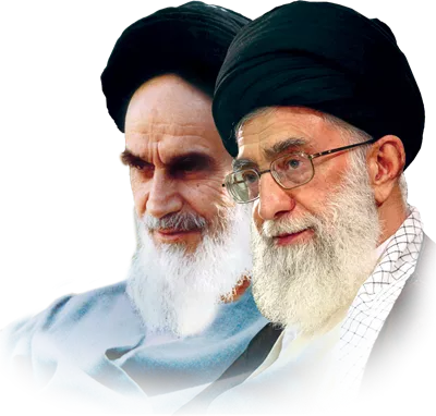 عکس از امام خمینی و خامنه ای