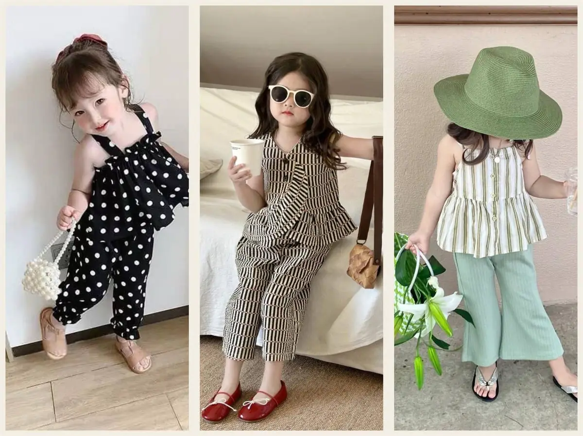 لباس بچه گانه دخترانه اسپرت | تولیدی جامه پوش