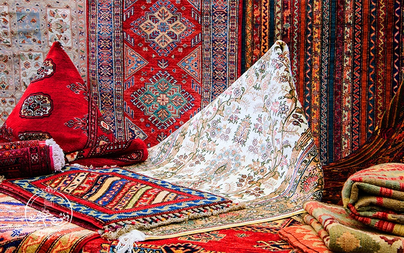 عکس فرش طرح ترک جدید کاشان – فرش ترکیه ای