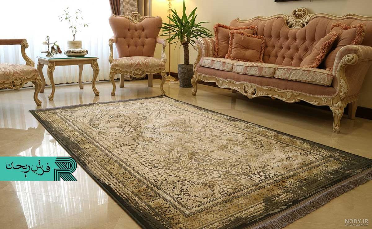فرش مدرن طوسی نقره ای طرح وینتیج - خرید فرش مدرن و فانتزی | دیجی فرش فرش مدرن طوسی نقره ای طرح وینتیج - خرید فرش مدرن و فانتزی | دیجی فرش