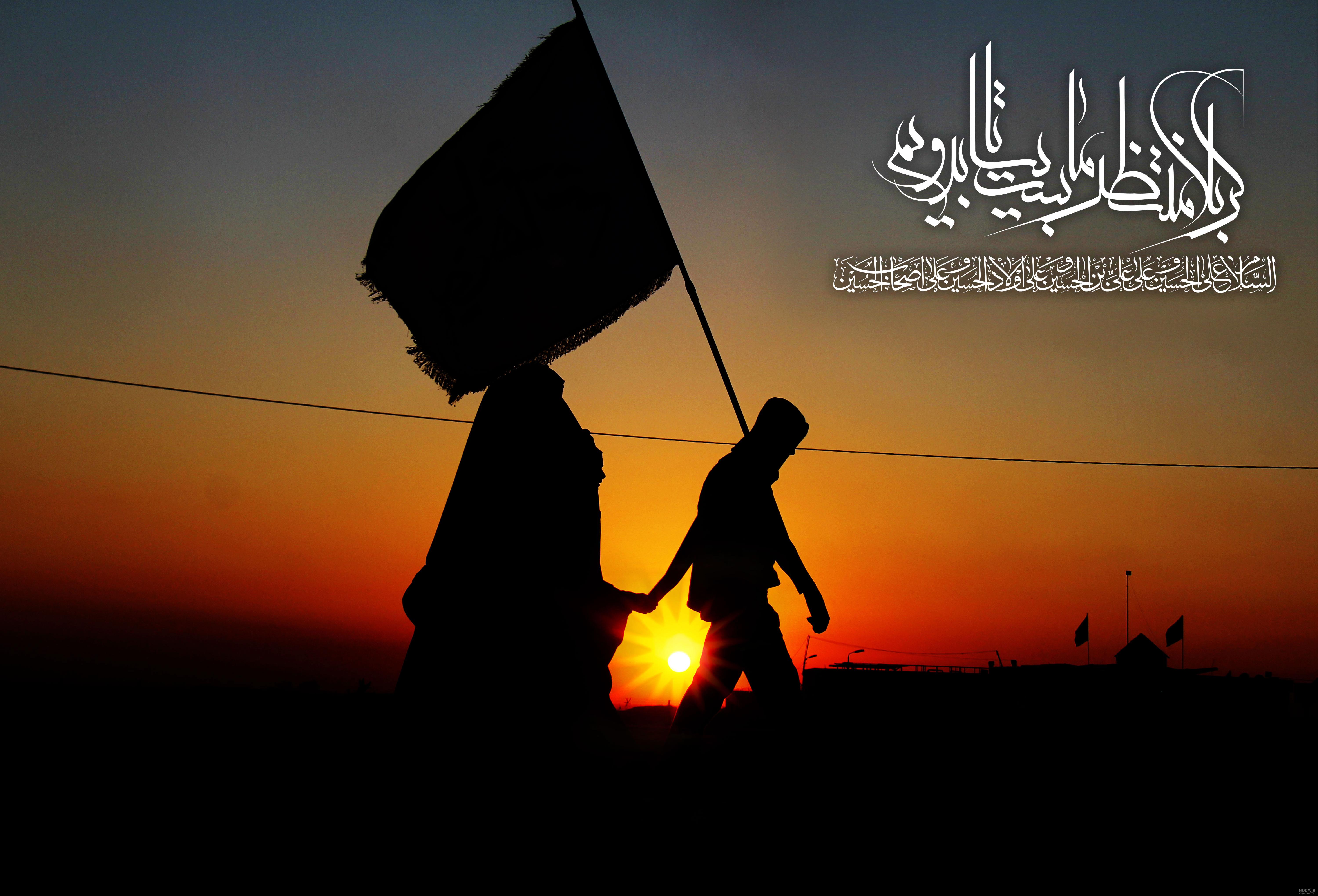 اولین تجمع زائران پیاده‌روی اربعین + پوستر
