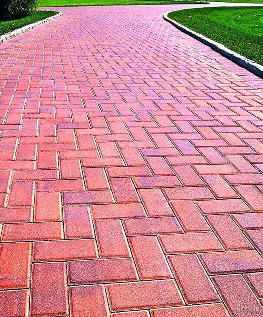 زیبا سنگ فرش کف حیاط :: اجرای سنگ لاشه