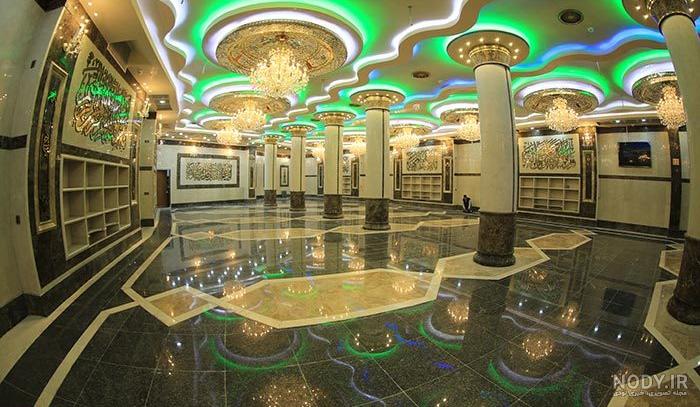تعویض پرچم گنبد حرم امام حسین (ع) و حضرت عباس (ع) + تصویر