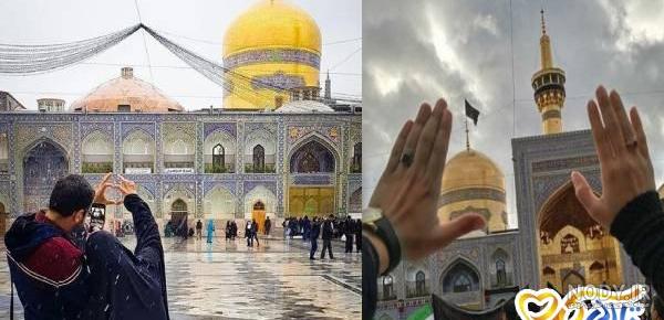 ژست عکس حرم امام رضا ❤️ [ بهترین تصاویر ]