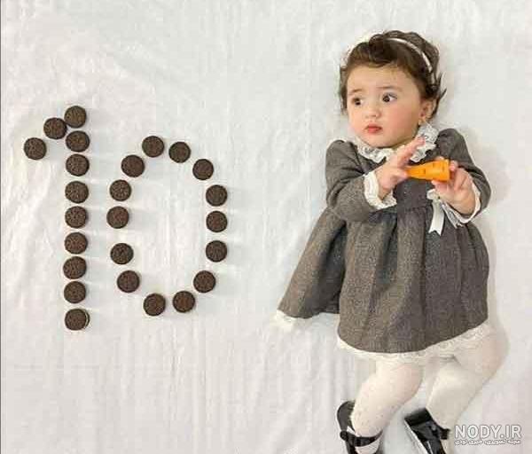 ایده عکاسی 1 ماهگی نوزاد دختر - مجله اینترنتی رامینا