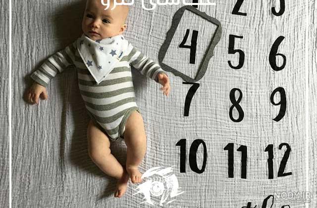 ایده عکس ماهگرد نوزاد در منزل 🐣👶🍼 - بابافت Babaft ایده عکس ماهگرد نوزاد در منزل 🐣👶🍼 - بابافت Babaft
