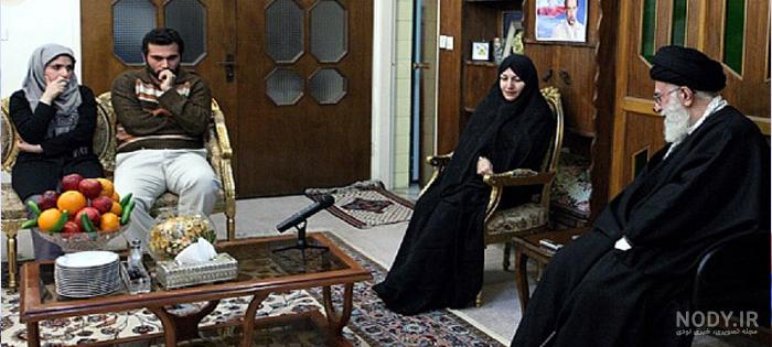 بیانات امام خامنه ای خطاب به همسر شهید شهریاری - پایگاه اطلاع رسانی هیات  رزمندگان اسلام