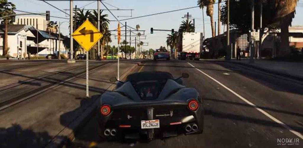 تصویری بسیار زیبا از بازی gta v / جی تی ای وی / gta 5 - عکس ویسگون