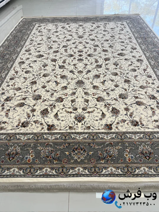 جدیدترین فرش 700 شانه طرح افشان | صنایع فرش کاشان