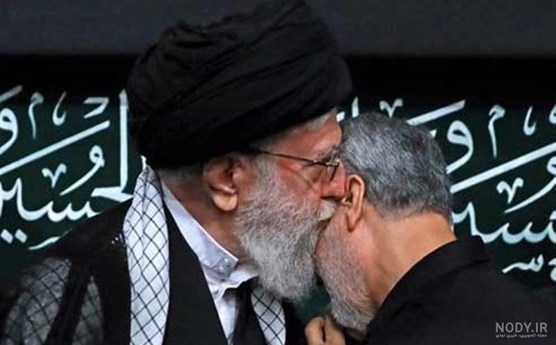 عکس رهبر و حاج قاسم سلیمانی