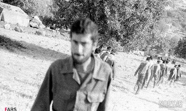 عکس شهید باکری در جبهه عکس شهید باکری در جبهه