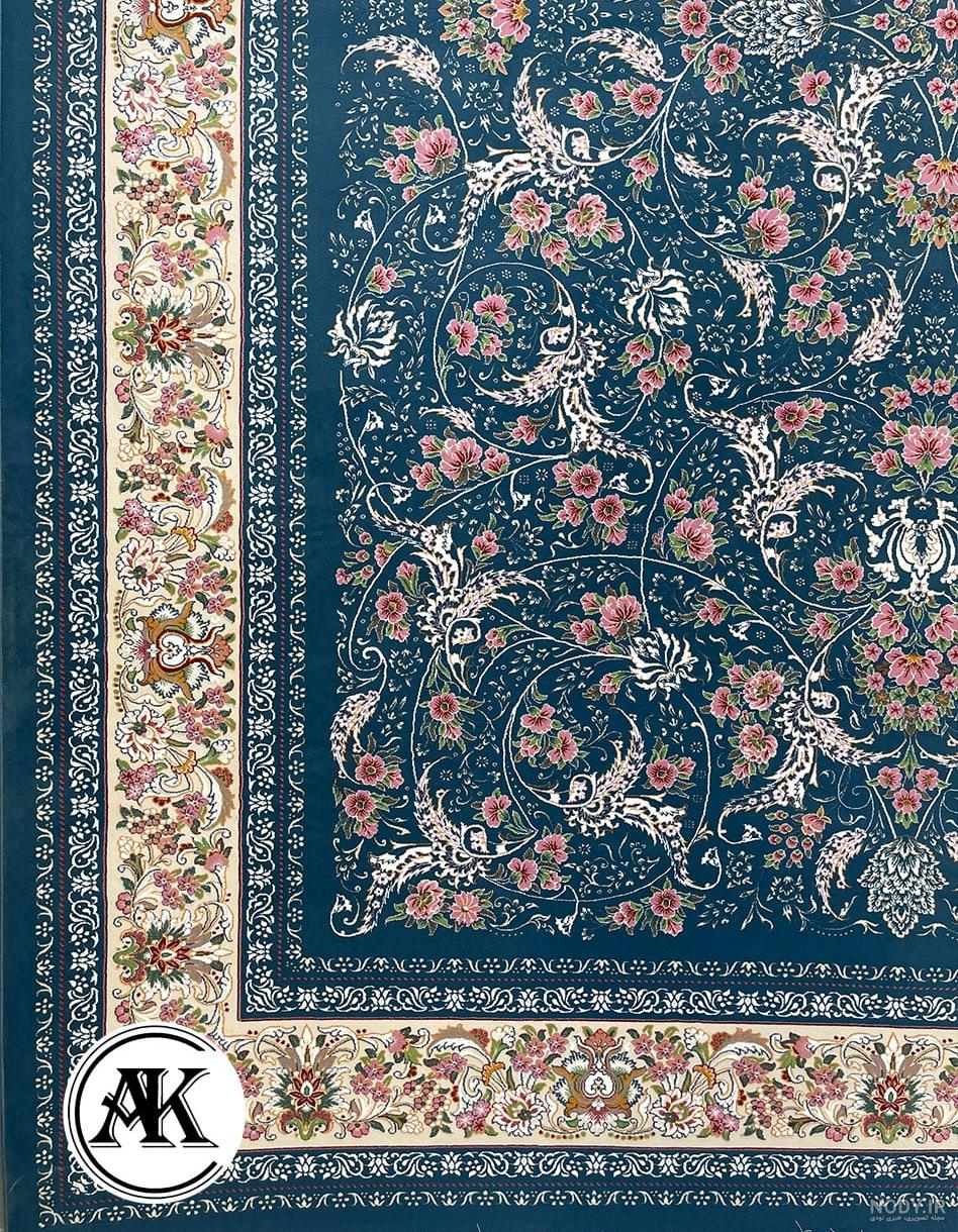 عکس فرش ابی اسمانی