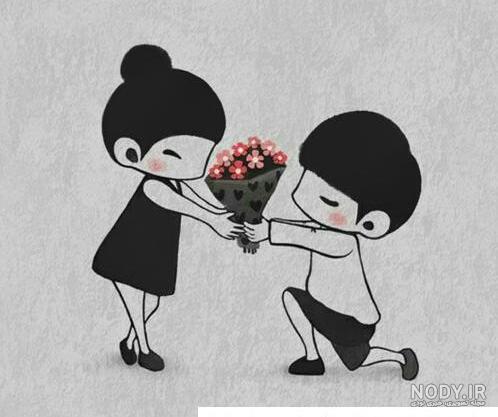 ۴۰ نقاشی عاشقانه و رمانتیک با طرح های ساده و فانتزی